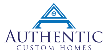 Authentic Custom Homes Logo. 'AUTHENTIC CUSTOM HOMES'