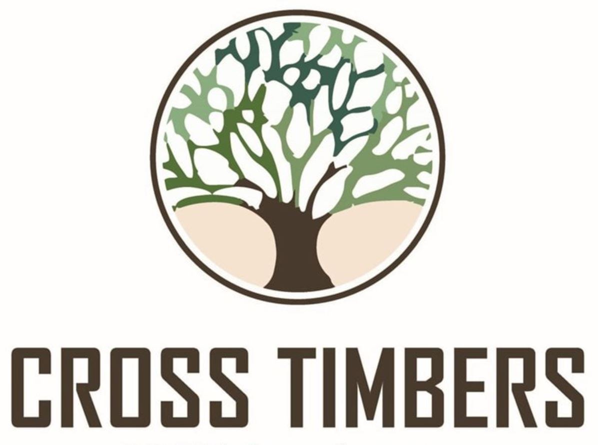 Cross Timbers Logo. 'CROSS TIMBERS'