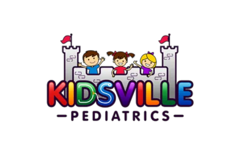 Kidsville Pediatrics Logo. 'KIDSVILLE PEDIATRICS'